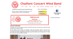 Desktop Screenshot of chalfontwindband.co.uk
